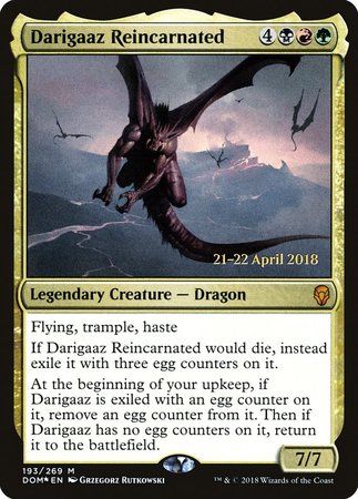 Darigaaz Reincarnated [Dominaria Promos] | North Game Den