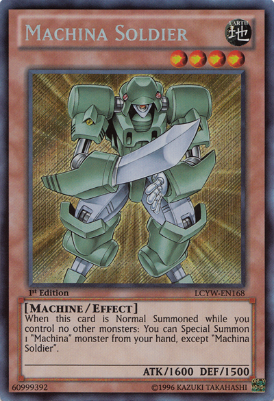 Machina Soldier [LCYW-EN168] Secret Rare | North Game Den