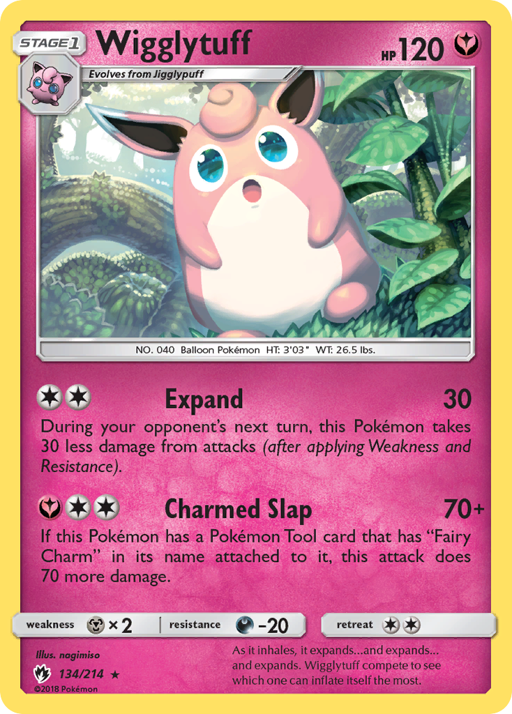 Wigglytuff (134/214) [Sun & Moon: Lost Thunder] | North Game Den