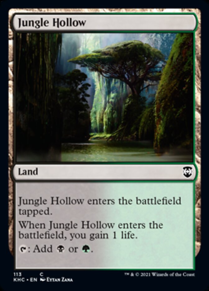 Jungle Hollow [Kaldheim Commander] | North Game Den