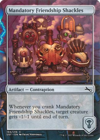 Mandatory Friendship Shackles [Unstable] | North Game Den