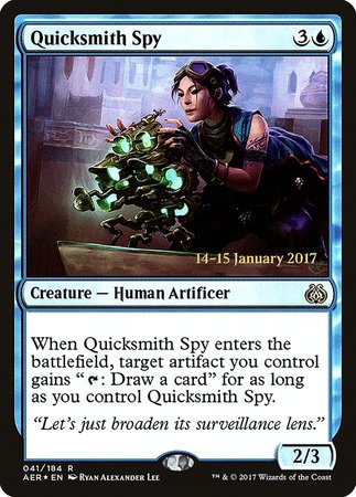 Quicksmith Spy [Aether Revolt Promos] | North Game Den