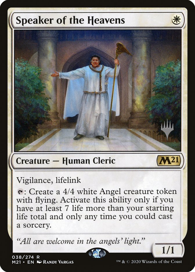 Speaker of the Heavens (Promo Pack) [Core Set 2021 Promos] | North Game Den