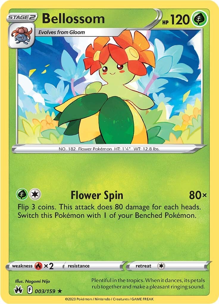 Bellossom (003/159) [Sword & Shield: Crown Zenith] | North Game Den