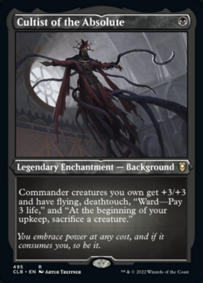 Cultist of the Absolute (Foil Etched) [Commander Legends: Battle for Baldur's Gate] | North Game Den