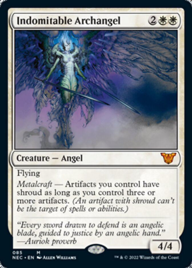 Indomitable Archangel [Kamigawa: Neon Dynasty Commander] | North Game Den