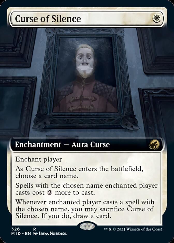 Curse of Silence (Extended) [Innistrad: Midnight Hunt] | North Game Den