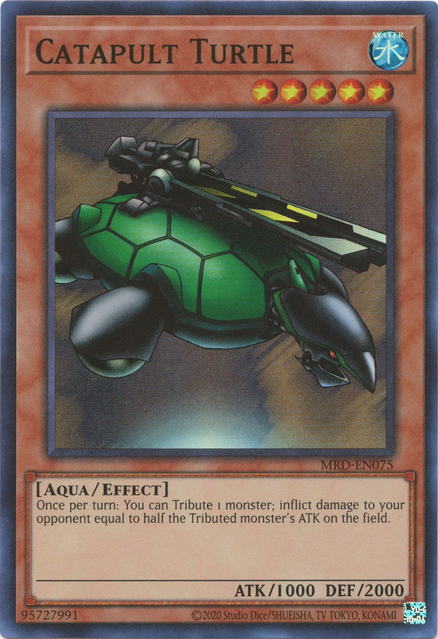 Catapult Turtle (25th Anniversary) [MRD-EN075] Super Rare | North Game Den