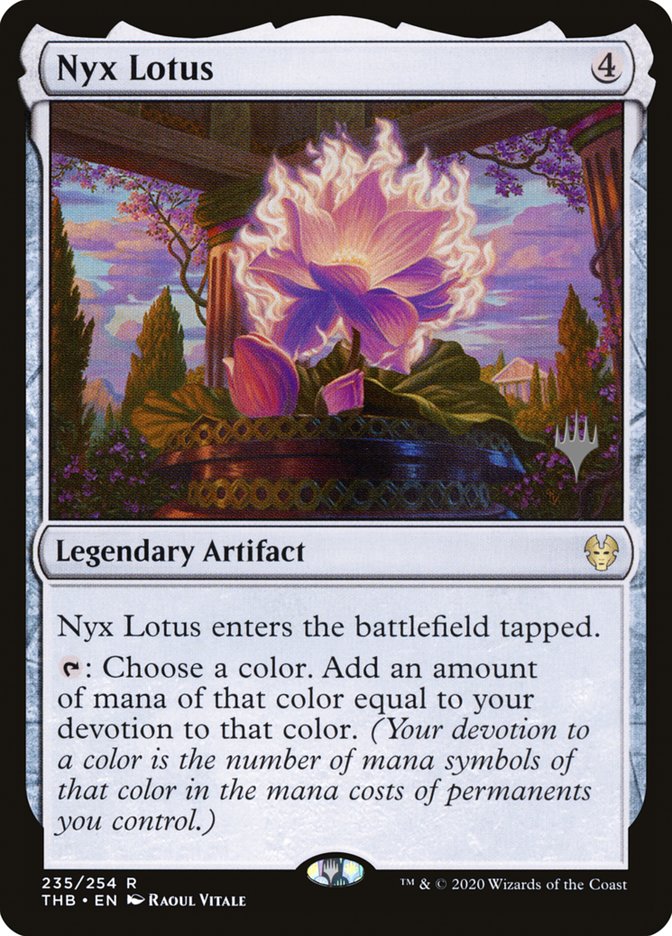 Nyx Lotus (Promo Pack) [Theros Beyond Death Promos] | North Game Den