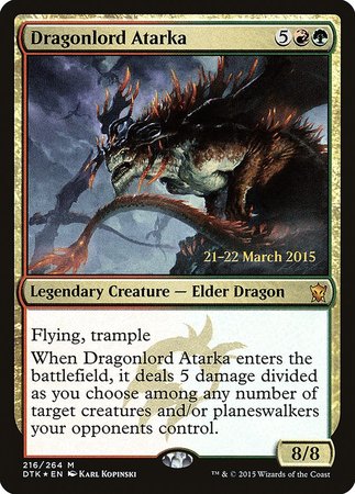 Dragonlord Atarka [Dragons of Tarkir Promos] | North Game Den