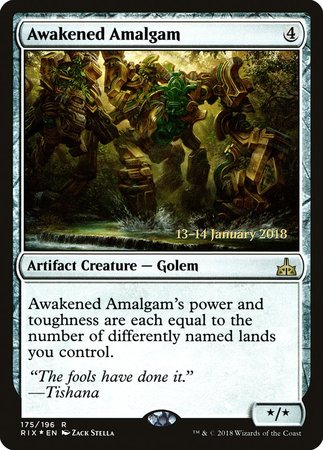 Awakened Amalgam [Rivals of Ixalan Promos] | North Game Den