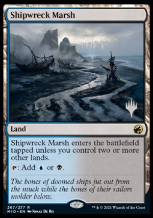 Shipwreck Marsh (Promo Pack) [Innistrad: Midnight Hunt Promos] | North Game Den