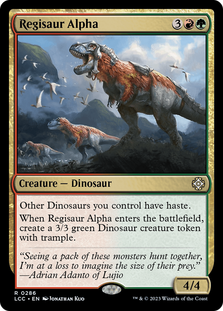 Regisaur Alpha [The Lost Caverns of Ixalan Commander] | North Game Den