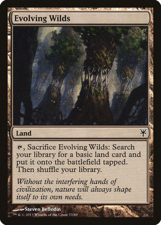 Evolving Wilds [Duel Decks: Sorin vs. Tibalt] | North Game Den