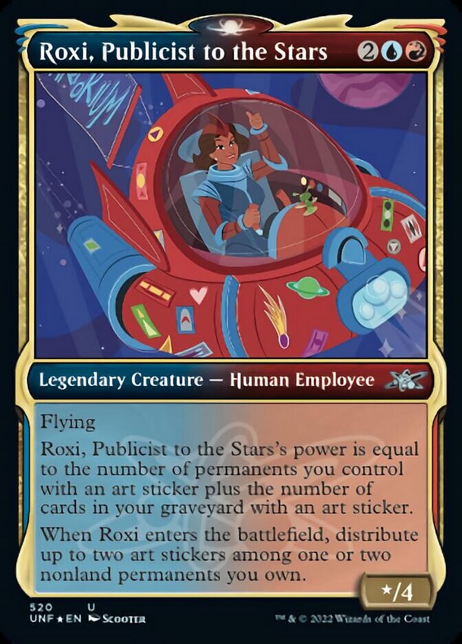 Roxi, Publicist to the Stars (Showcase) (Galaxy Foil) [Unfinity] | North Game Den