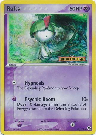 Ralts (60/101) (Stamped) [EX: Dragon Frontiers] | North Game Den