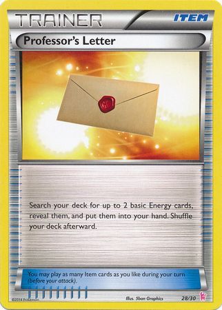 Professor's Letter (28/30) [XY: Trainer Kit - Sylveon] | North Game Den