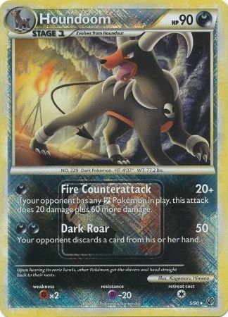 Houndoom (5/90) (League Promo) [HeartGold & SoulSilver: Undaunted] | North Game Den