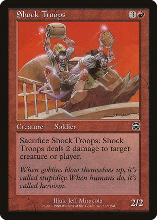 Shock Troops [Mercadian Masques] | North Game Den