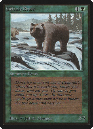 Grizzly Bears [Limited Edition Beta] | North Game Den