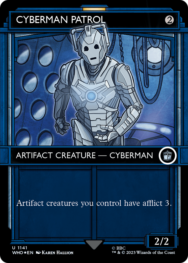 Cyberman Patrol (Showcase) (Surge Foil) [Doctor Who] | North Game Den