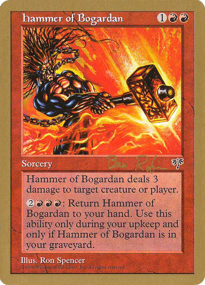 Hammer of Bogardan (Ben Rubin) [World Championship Decks 1998] | North Game Den