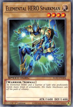 Elemental HERO Sparkman [SGX1-ENA04] Common | North Game Den