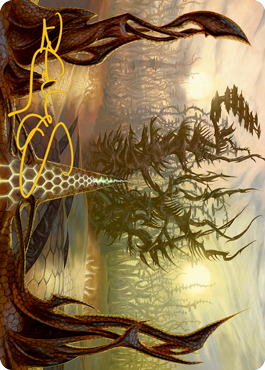 Thornglint Bridge Art Card (Gold-Stamped Signature) [Modern Horizons 2 Art Series] | North Game Den