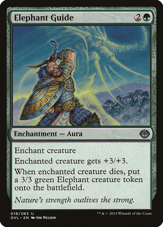 Elephant Guide (Garruk vs. Liliana) [Duel Decks Anthology] | North Game Den