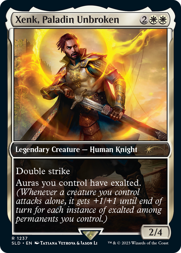 Xenk, Paladin Unbroken [Secret Lair Drop Series] | North Game Den