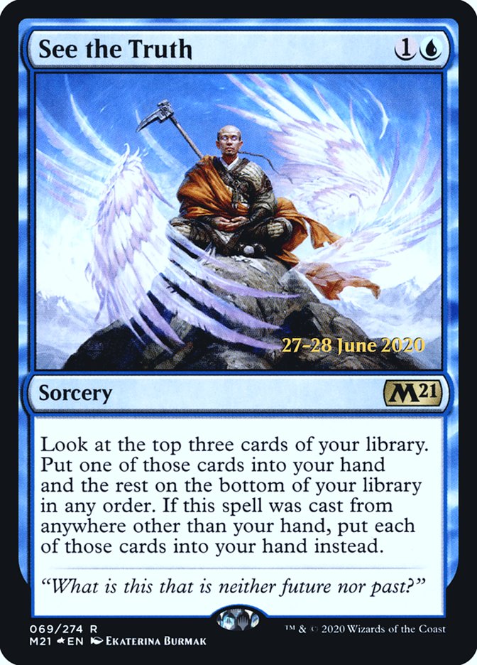 See the Truth  [Core Set 2021 Prerelease Promos] | North Game Den