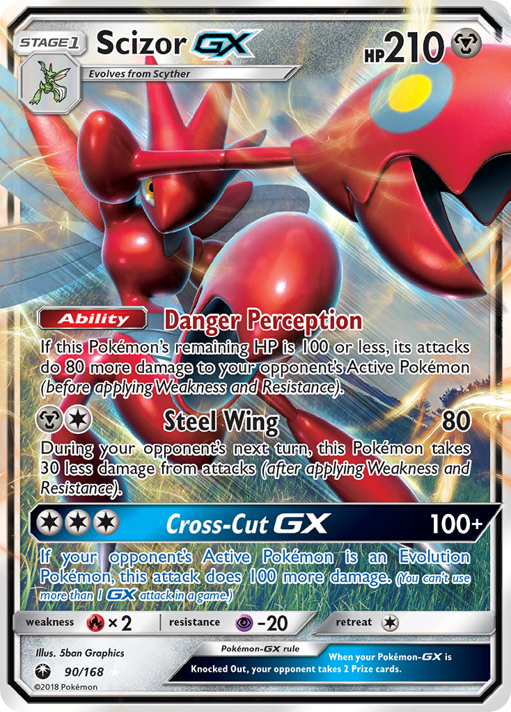 Scizor GX (90/168) [Sun & Moon: Celestial Storm] | North Game Den