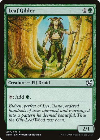 Leaf Gilder [Duel Decks: Elves vs. Inventors] | North Game Den