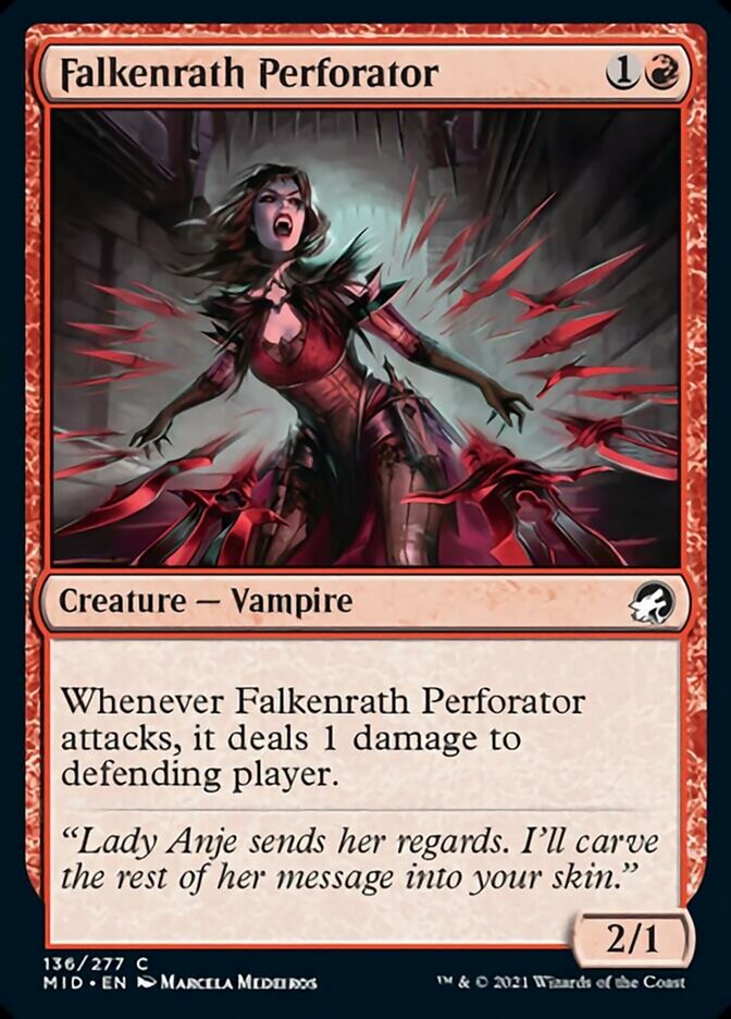 Falkenrath Perforator [Innistrad: Midnight Hunt] | North Game Den