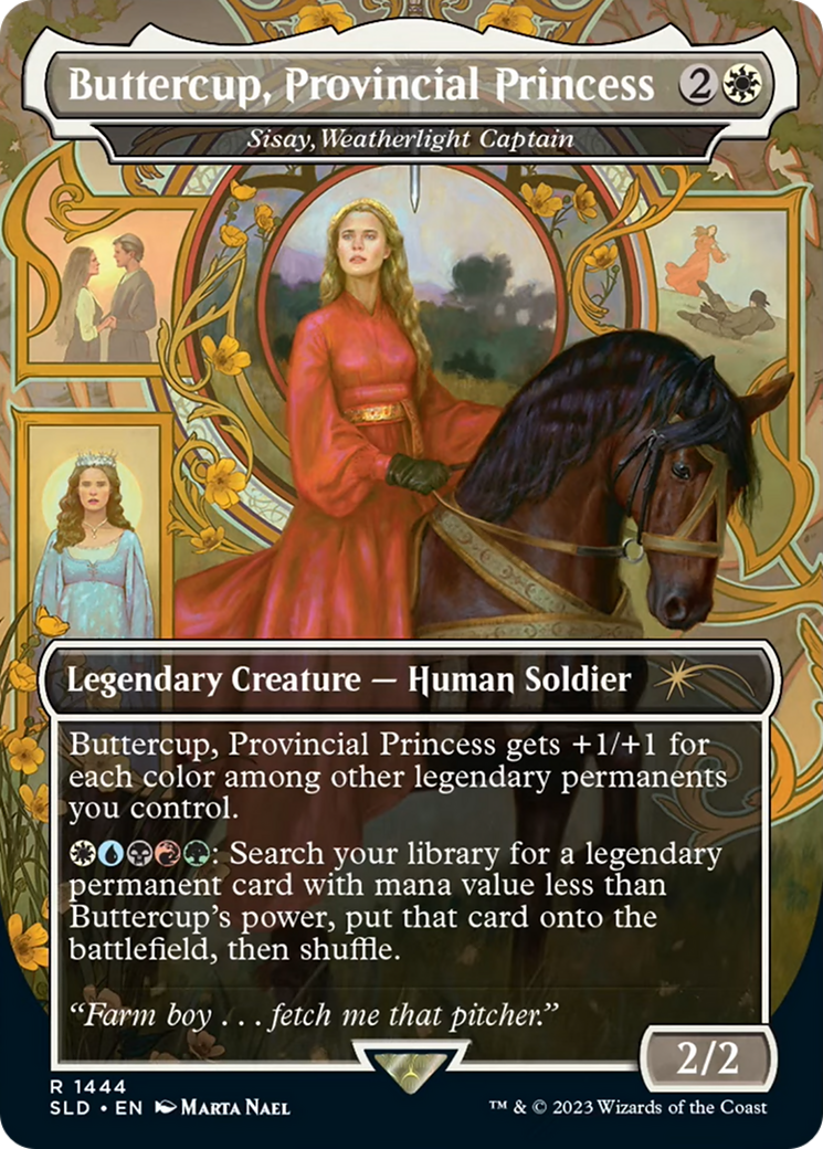 Buttercup, Provincial Princess - Sisay, Weatherlight Captain [Secret Lair Drop Series] | North Game Den