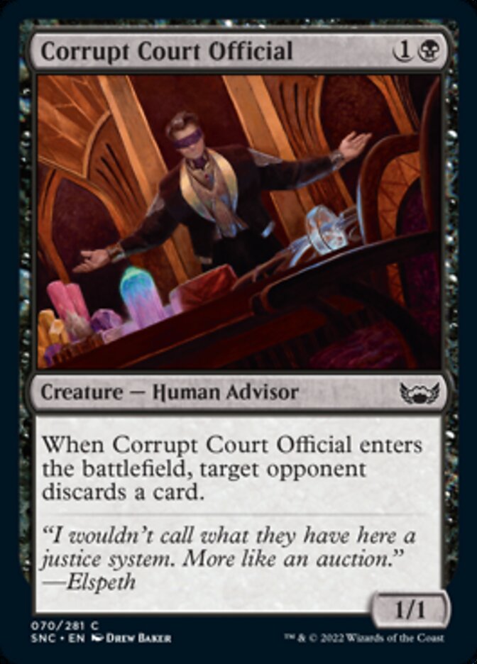 Corrupt Court Official [Streets of New Capenna] | North Game Den