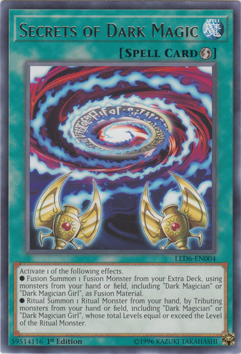 Secrets of Dark Magic [LED6-EN004] Rare | North Game Den
