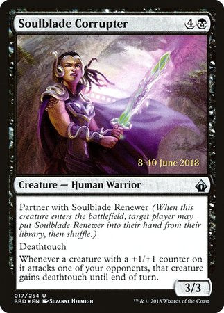 Soulblade Corrupter [Battlebond Promos] | North Game Den