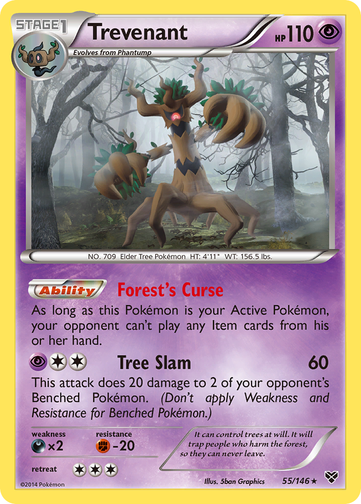 Trevenant (55/146) [XY: Base Set] | North Game Den