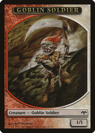 Goblin Soldier Token [Eventide Tokens] | North Game Den