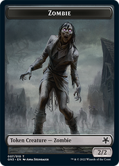 Zombie // Treasure Double-Sided Token [Game Night: Free-for-All Tokens] | North Game Den