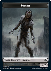 Zombie // Human Soldier Double-Sided Token [Game Night: Free-for-All Tokens] | North Game Den