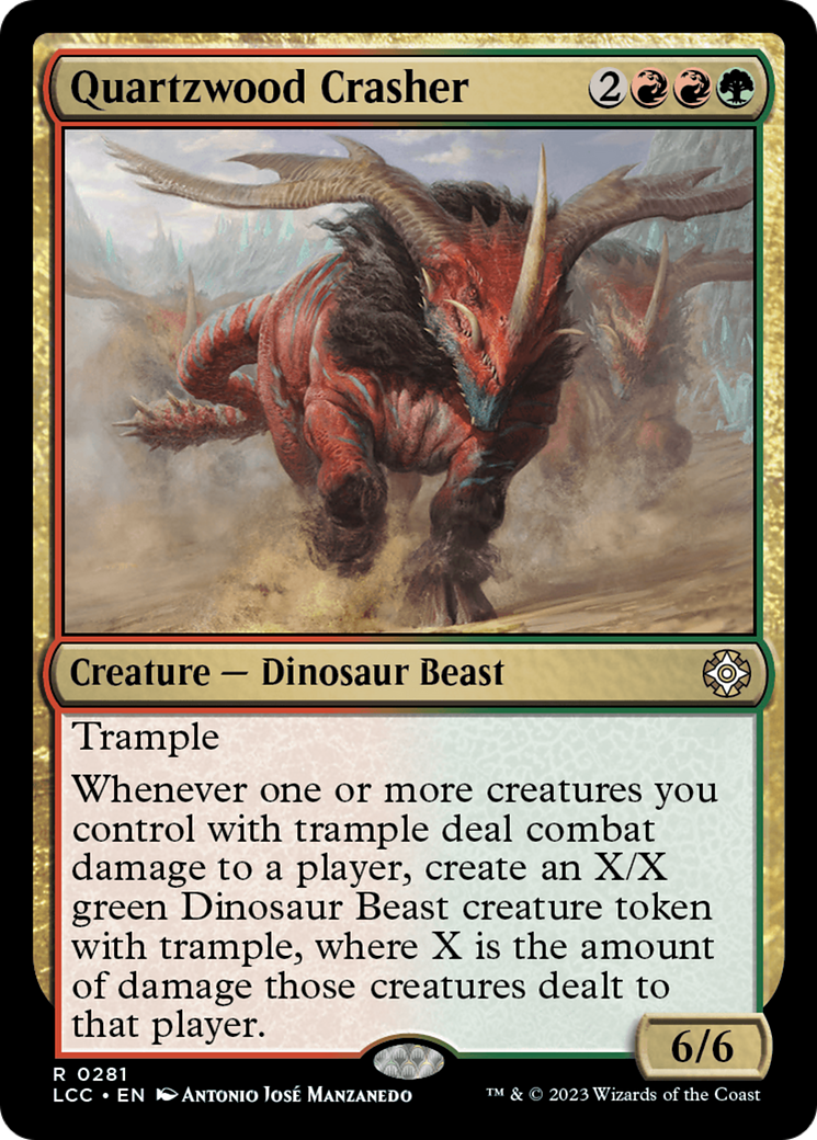 Quartzwood Crasher [The Lost Caverns of Ixalan Commander] | North Game Den