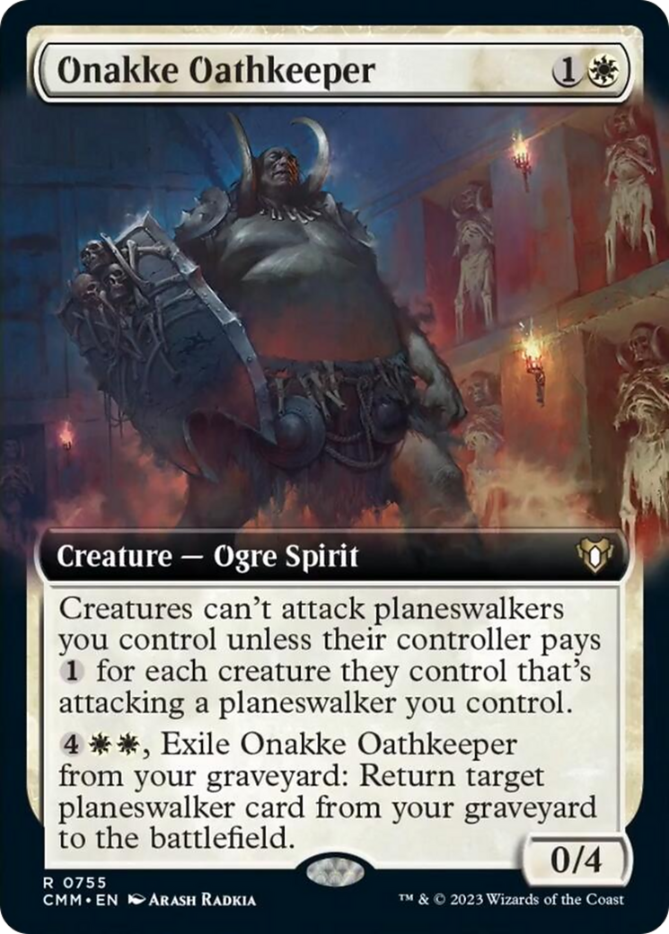 Onakke Oathkeeper (Extended Art) [Commander Masters] | North Game Den
