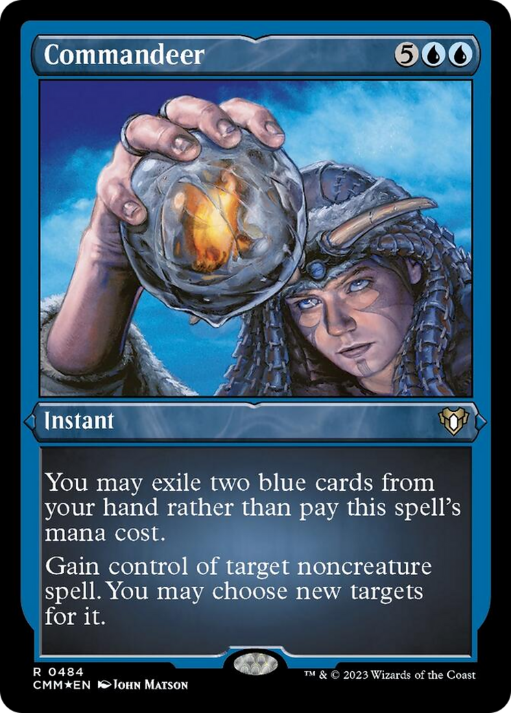 Commandeer (Foil Etched) [Commander Masters] | North Game Den