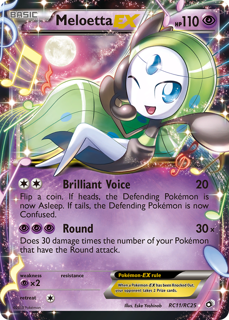 Meloetta EX (RC11/RC25) [Black & White: Legendary Treasures] | North Game Den