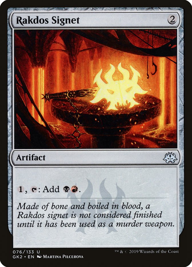 Rakdos Signet [Ravnica Allegiance Guild Kit] | North Game Den