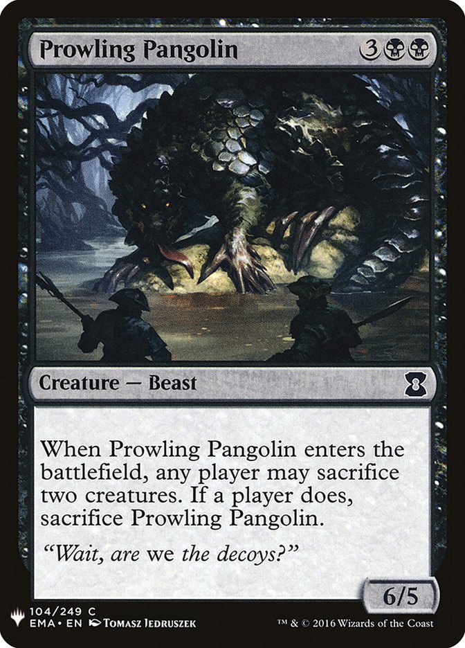 Prowling Pangolin [Mystery Booster] | North Game Den