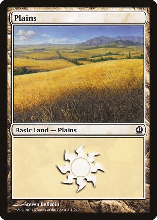 Plains (231) [Theros] | North Game Den