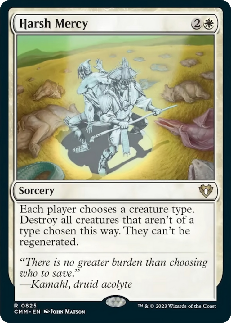 Harsh Mercy [Commander Masters] | North Game Den